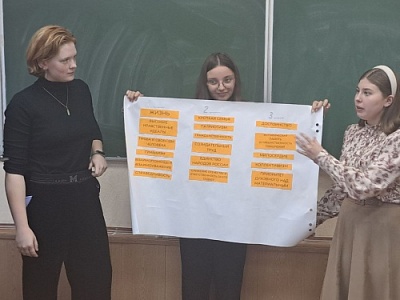КЦПИТ ЯрГУ провел со студентами факультета социально-политических наук интерактивный семинар на тему «Традиционные российские духовно-нравственные ценности»